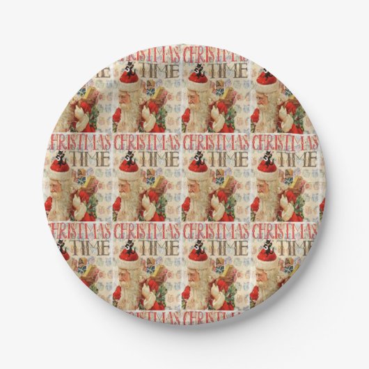 クリスマス ペーパープレート (正面)