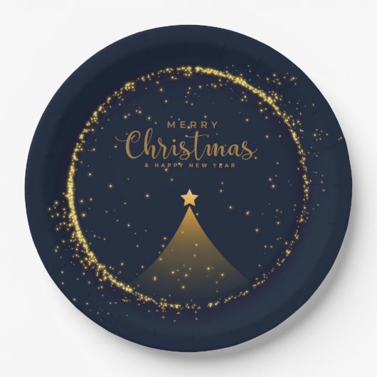 クリスマス ペーパープレート (正面)
