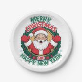 クリスマス ペーパープレート (正面)
