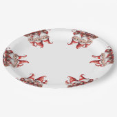 クリスマス ペーパープレート (アングル)