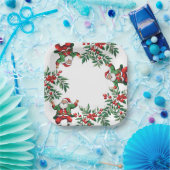 クリスマス ペーパープレート (パーティー)