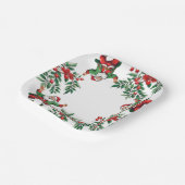 クリスマス ペーパープレート (傾斜あり)