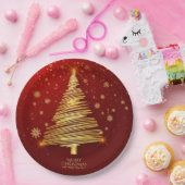 クリスマス ペーパープレート (パーティー)
