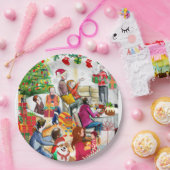 クリスマス ペーパープレート (パーティー)