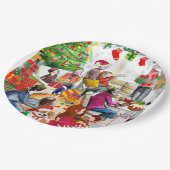 クリスマス ペーパープレート (アングル)