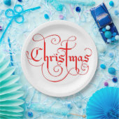 クリスマス ペーパープレート (パーティー)