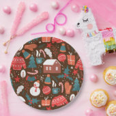 クリスマス ペーパープレート (パーティー)