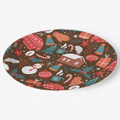 クリスマス ペーパープレート (アングル)