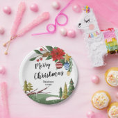 クリスマス ペーパープレート (パーティー)