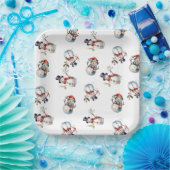 クリスマス ペーパープレート (パーティー)