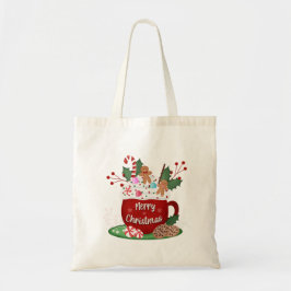 クリスマス ホットココア トートバッグ