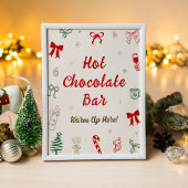 クリスマス ホットチョコレートバー ポスター