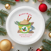 クリスマス ホットチョコレート ココア カップ ペーパープレート