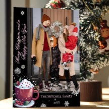 クリスマス+ホットチョコレート+ホリデー ブラック