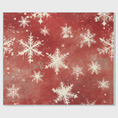 クリスマス，ホットピンク，グルービー，ヴィンテージ，レトロ，モダン,197 ラッピングペーパー (フラット)