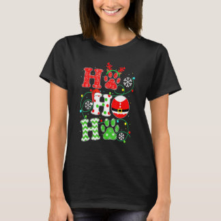 クリスマス ホホホ 犬の足 Xmas イヌ用 Tシャツ