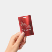 クリスマス・ホリすてきー バッジ (Handheld)