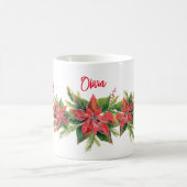 クリスマス・ホリデーの名詞的なマグカップ コーヒーマグカップ (中央)