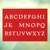 クリスマス・ホリデーのLなし ウィンドウサイン (シート3)