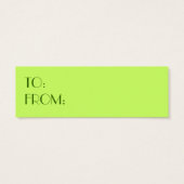 クリスマス |ホリデーギフトラベル (裏面)