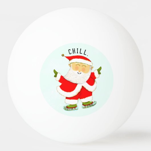 クリスマス・ホリデーパーティー 卓球ボール (正面)