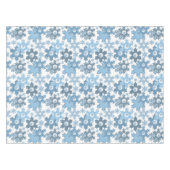 クリスマス・ホリデーフェスティバル冬の雪の結晶が明るい テーブルクロス (正面(横))