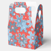 クリスマス・ホリデーフェスティバル冬の雪の結晶が明るい フェイバーボックス (オープン)