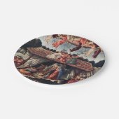 クリスマス・ホリデー紙の子供向け本 ペーパープレート (アングル)