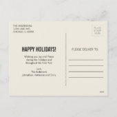 クリスマス ホリデー エッセンシャル フォト ポストカード (裏面)