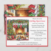 クリスマス・ホリデー・オープン・ハウス 招待状 (正面/裏面)