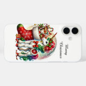 クリスマス ホリデー カスタマイズ ユニコーン Case-Mate iPhoneケース (裏面 (横))