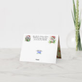 クリスマス・ホリデー カード (裏面)