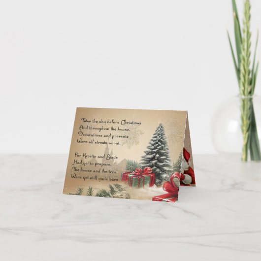 クリスマス・ホリデー カード (正面)