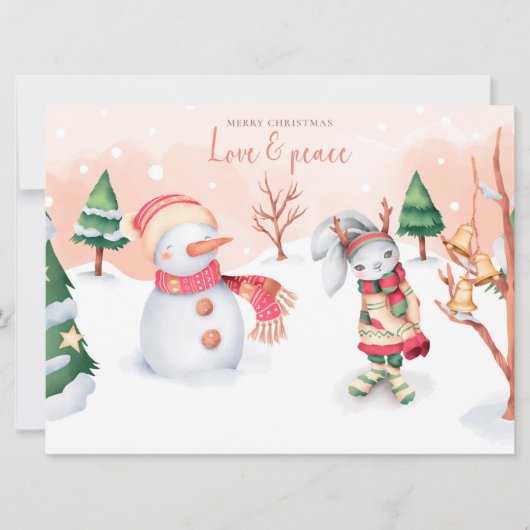 クリスマス ホリデー カード (正面)