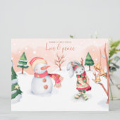 クリスマス ホリデー カード (スタンド正面)