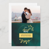 クリスマス ホリデー カード (正面/裏面)