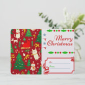 クリスマス ホリデー カード (スタンド正面)