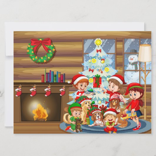 クリスマス ホリデー カード (正面)