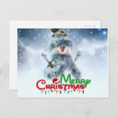 クリスマス ホリデー カード (正面/裏面)