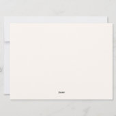 クリスマス ホリデー カード (裏面)