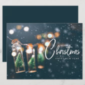 クリスマス ホリデー カード (正面/裏面)