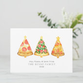 クリスマス ホリデー カード - ジョイ ピザ大好き！ (スタンド正面)