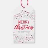 クリスマス/ホリデー ギフトタグ (正面)