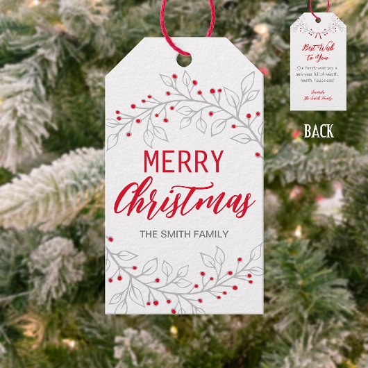 クリスマス/ホリデー ギフトタグ