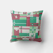 クリスマス・ホリデー・ギフトモザイク クッション (裏面)