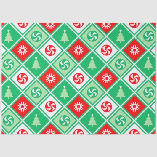 クリスマス ホリデー ギフト 薄葉紙 (正面)