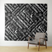 クリスマス・ホリデー、クリスマス・パターン タペストリー (インサイチュ(横))