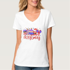 クリスマス ホリデー サブリメーション デザイン Tシャツ