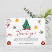 クリスマス・ホリデー サンキューカード (スタンド正面)
