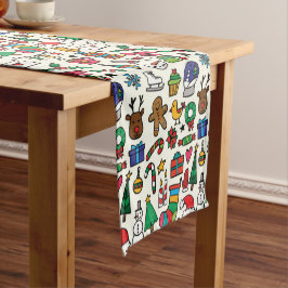 クリスマス・ホリデー ショートテーブルランナー